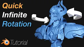 2 93 Blender Tutorial Quick Infinite Rotation Animation
