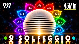 All 9 Solfeggio Frequencies in 45 Minutes⨠Inner Peace & Spiritual Awakening ⨠Mindfulmed Solfeggio