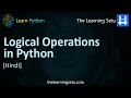 Logical Operations in Python Hindi The Learning Setu