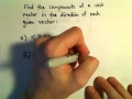 Finding a Unit Vector Ex 1