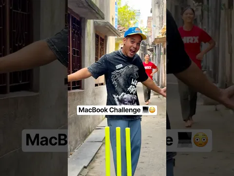 MacBook Challenge π»π± #cricket #cricketchallenge #cricketshorts #macbookpro #cricketvideo