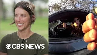 extended interview katie thomas woman with one hand on viral traffic stop over phone use