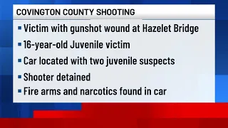 16-year-old shot in Covington County juvenile in custody