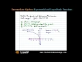 Graph y ln -x 2 a Natural Logarithmic Function with Transformations - Algebra IA 07-0303