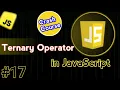 Ternary Operator In JavaScript JavaScript Crash Course