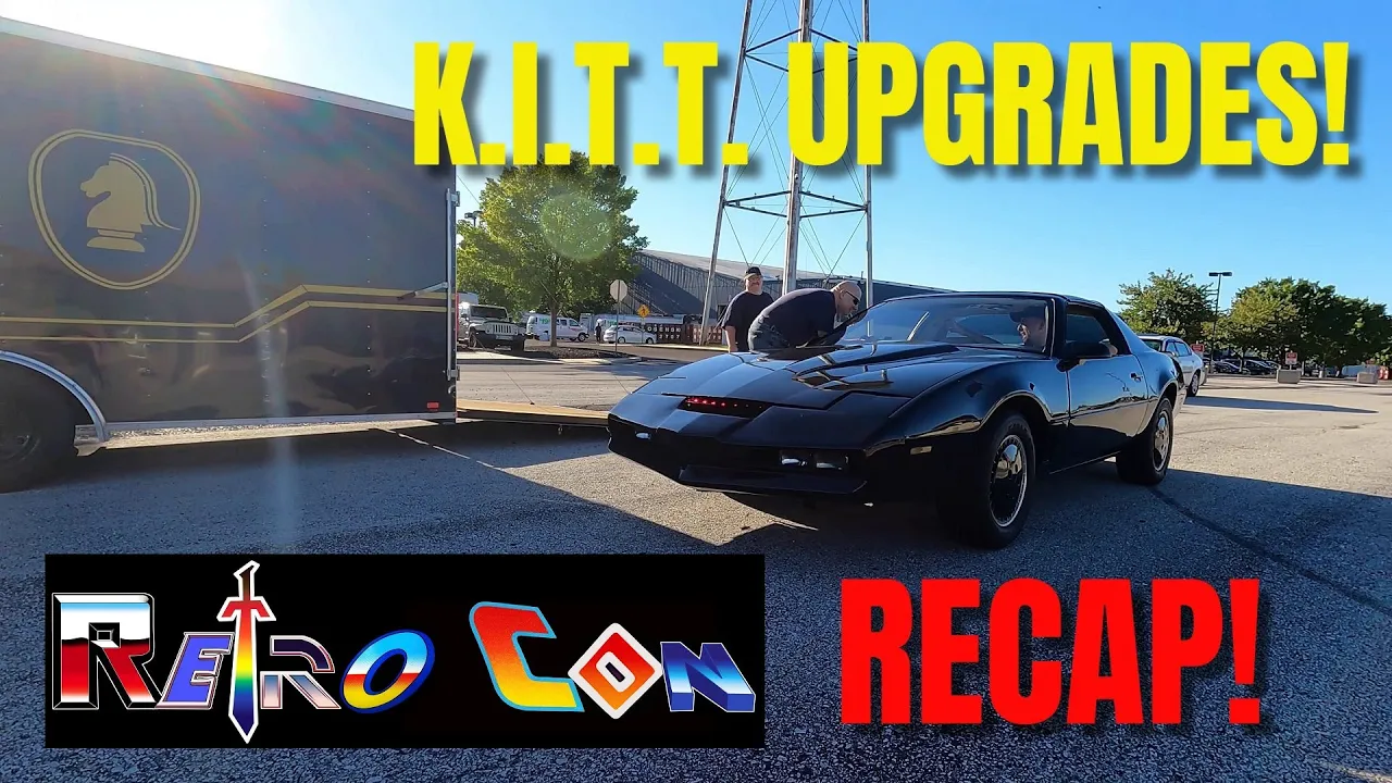 Screen Used Knight Rider KITT - Planned Upgrades & Maintenance PLUS Retrocon 2022 Recap!