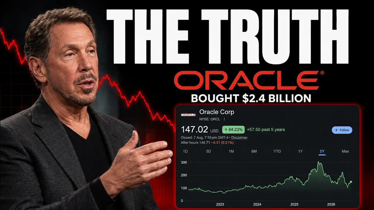 Oracle Stock Looks Unbelievably Cheap Right Now... But Here's The Thing Investors Have To Understand