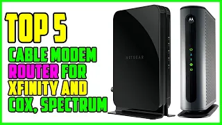 TOP 5 Best Cable Modem Router for Xfinity and Cox Spectrum 2026