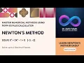 MA301 - Newton s Method Using Calculator