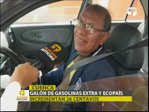 Galón de gasolinas extra y ecopaís incrementan 26 centavos