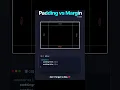 Padding vs Margin
