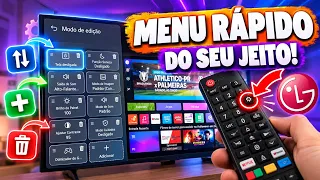 COMO PERSONALIZAR O MENU RÁPIDO DA SMART TV LG! (MOVER, ADICIONAR E EXCLUIR ATALHOS)
