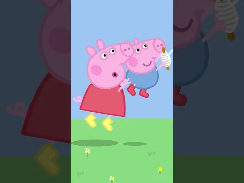 乔治放风筝🪁 | 小猪佩奇 | 佩佩豬 中文 🐷 粉红猪小妹 | Peppa Pig Chinese | 儿童动画 #peppapig #shorts