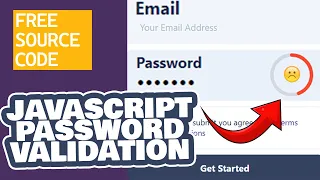 Full Javascript Password Validation - Modern Sign Form
