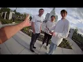 Rob Sivulka gives his Temple Guide to 3 LDS guys outside the Lindon UT LDS Temple
