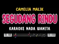 SEGUDANG RINDU - Karaoke Nada Wanita [ CAMELIA MALIK ]