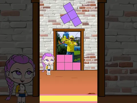 ZOMBIE TOWER ESCAPE! 🧟‍♂️🏰 Can Lily Trap Nick? | Poppy Playtime 5 #shorts #ShortDog @buddy-toon