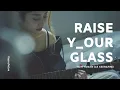 Lagu HUH YUNJIN of LE SSERAFIM - Raise y_our glass lyrics + lirik terjemahan bahasa indonesia  ੈ✩‧₊