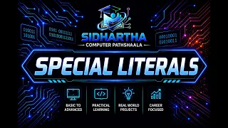 Special Literals in Python Python Programming Tutorial Class 11 Computer Science