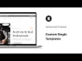 Custom Single Templates with Blocksy Pro Advanced Tutorial