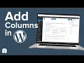 How to Create Columns in WordPress No Coding Required