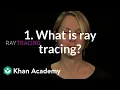 1 What is ray tracing Rendering Computer animation Khan Academy