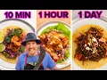10 Min vs 60 Min vs 1 Day Tacos ft Danny Trejo