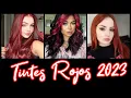 TINTES ROJOS PARA CABELLO 2023 LOOK CON CABELLO ROJO