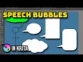 Speech Bubbles in Krita Tutorial