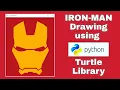 Draw Iron Man with Python Techie Lagan