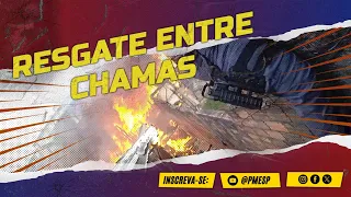 POLICIAIS RESGATAM PESSOAS EM INCÊNDIO NA ZONA NORTE DE SP