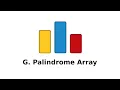 CodeForces G Palindrom Array