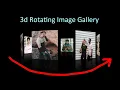 3D Rotating Image Gallery using HTML CSS Pure css 3d rotating Image Gallery Web development
