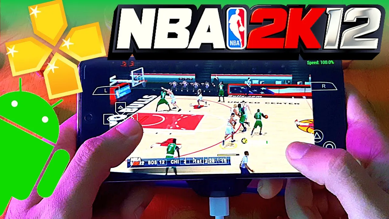 NBA 2K12 Android Gameplay - PSP Emulator PPSSPP