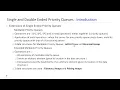 Single Double Ended Priority Queue Introduction
