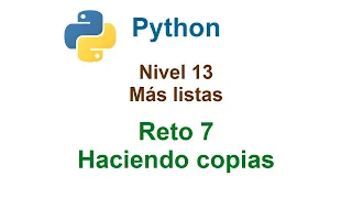 Programar en Python - Nivel 13