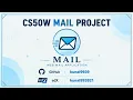 CS50W Mail A web application for email service