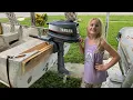 1987 Yamaha 4hp 2 Stroke Running Great After Carburetor Rebuild