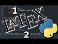 Python LaTeX and fractions to decimals