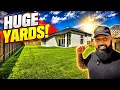 I Found TWO New Homes With HUGE Backyards On Cul-de-Sac Lots