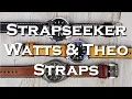 Lagu Strapseeker Theo Hybrid Watch Strap \u0026 Watts Hybrid Watch Straps - Leather and Rubber
