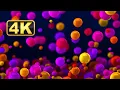 4K Colorful Falling Balls with Relaxing Music Abstract 1 Hour Satisfaying for Relaxing
