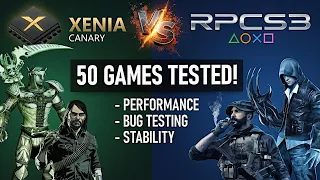 RPCS3 vs Xenia Which emulator runs best 50 games tested