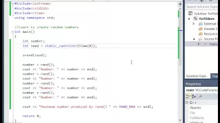 Generating Random Numbers