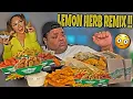 TRYING THE LATTO MEAL FROM WINGSTOP LEMON HERB REMIX FLAVOR MUKBANG