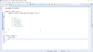 Java Array 2 Array of Objects Concept Bangla