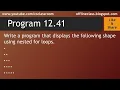 Program 12 41 Nested Loop Lec 25 Part 1 CH 12 ICS Part 2 M Hassan Hashmi