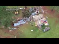 Remains of Tropical Storm Harvey Devastates Town of Sanford NC
