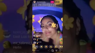 kiara mia ig live in the pool