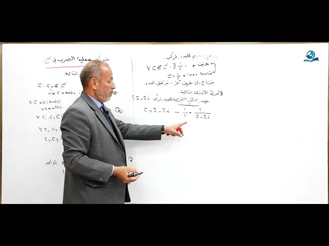 ⁣مادة الرياضيات للصف السادس الاعدادي : عملية الضرب في مجموعة الاعداد المركبة الجزء الثاني